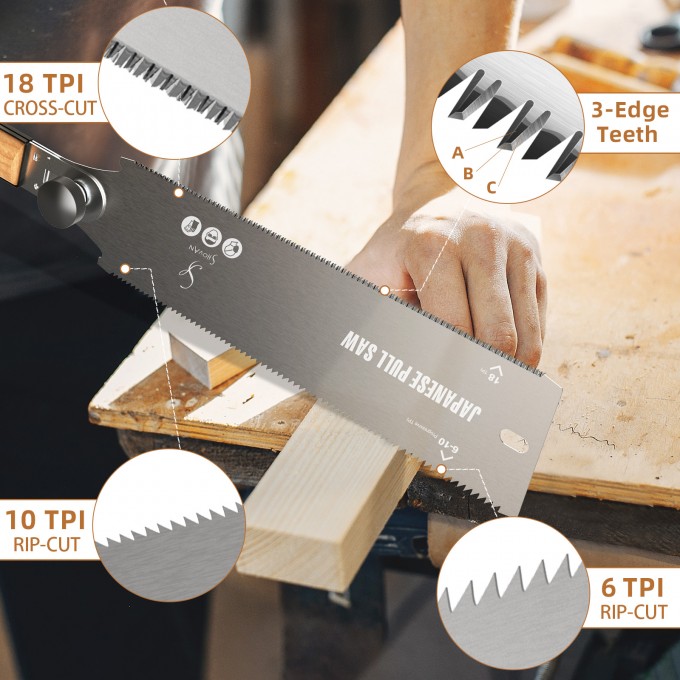 Detachable Japanese Pull Saw